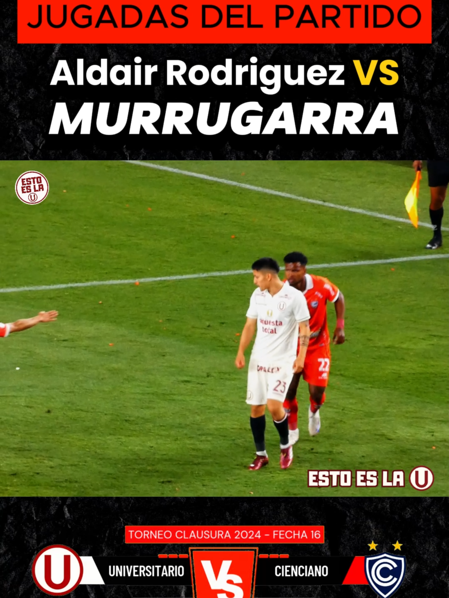 MURRUGARRA VS ALDAIR RODRIGUEZ #YdaleU #YdaleUtodaLaVida #GarraCrema #UniversitarioDeDeportes #ConLaUHastaElFinal