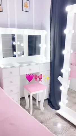 Minha conquista!!!🎀🩷 . . . . #penteadeira #quarto #viral #fyp #fy 