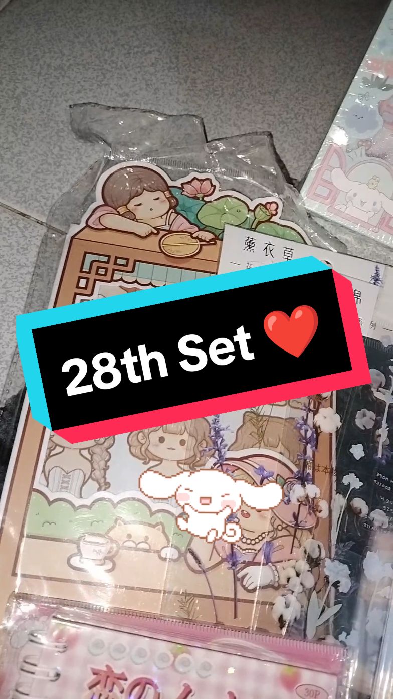 28th Stationery Set ❤ ❗❗❗❗❗ REMINDERS/GUIDELINES: 1. Follow us, Like, Share, Copy Link & Engage with our account/videos. 2. For PH residents only.  3. Kids and Minors are not allowed to join unless with permission by your parents/guardians. 4. NO RUSH SHIPPING OF YOUR PRIZES. We will be the one to message you about the schedule of the shipment of your prize. We have the right to forfeit your prize if you don't agree with this rule. Your prize will be used for another game/giveaway. 5. NO FREE SHIPPING!!Winner should be willing to pay for the shipping fee.J&T will be the only courier.  6. Winner should be willing to take videos of the prize upon receiving it. Please inform us once you received your prize.  7. PASAWAY FOLLOWERS WILL BE AUTOMATICALLY BLOCKED.  8. Type 