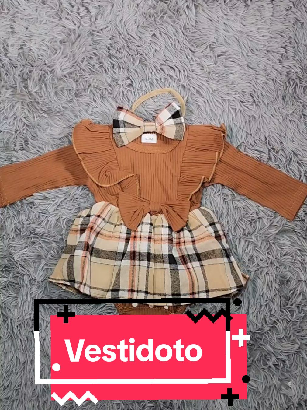 Vestido para bebe. #losexpositos #collaboration #fallfashion #dealsforyouday #ShopLatinOwned #fallfashion 