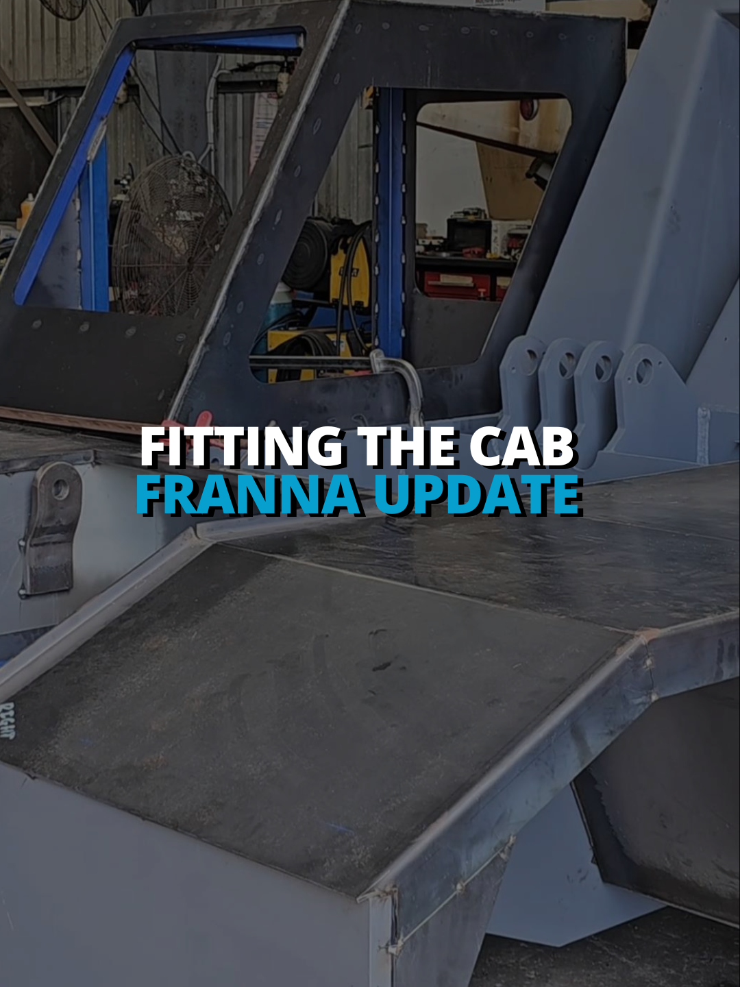 Let’s fit the Cab! Franna Update Part 24 #engineering #machinist #cuttingedgeengineering #franna #welding #fabrication