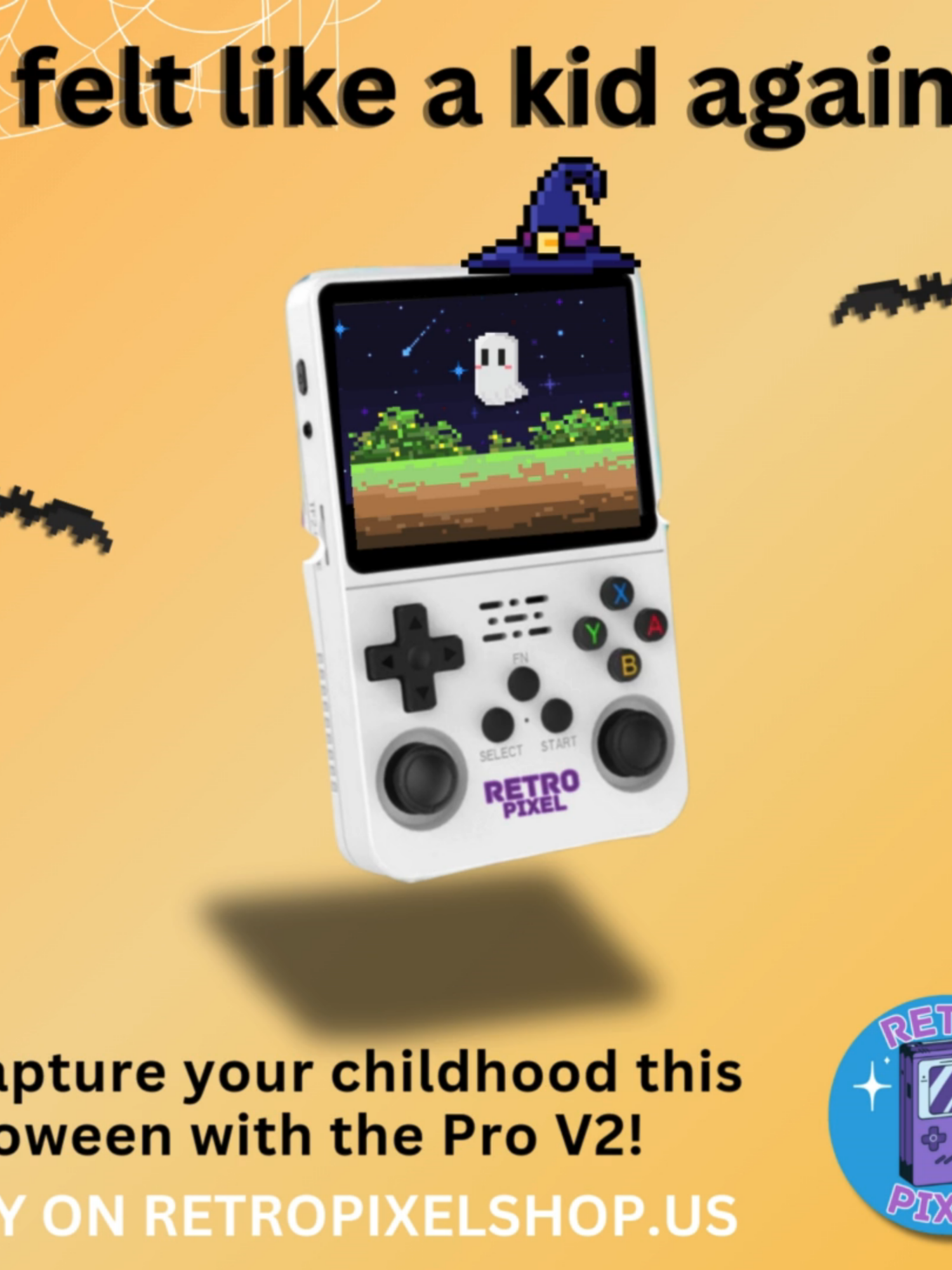 Feeling nostalgic? Miss playing on your favorite handheld console? Bring back the legendary PSP, Nintendo DS, SNES, and GameBoy era with the RetroPixel Pro V2! 🎮 Relive the iconic Mario, Pokemon, GTA, Crash Bandicoot, and Legend of Zelda video games with The RetroPixel Pro. This handheld powerhouse will take you down memory lane!🎮 🎮 Run up to 15,000 retro games with 20 premium emulators! 🕹 Download and add as many retro games as you want! ✨ Enjoy iconic games on a CRISP HD display! 🎨 Customize the console with your choice of themes, music, and box art! ✈ Compact and lightweight, fits right into your pocket! 🔋 Quick charging with over 10 hours of non-stop gameplay 👾 Supports GBA, NDS, PSP, PS1, DreamCast, SNES, N64, and more! 🔥 Classic games like GTA Vice City, Castlevania, Pokemon, Mario, StreetFighter, Tekken, and more! ✅ 700,000 units sold! Our customers love us! Buy quick while stocks last! ⬇ 50% Off + Free Shipping Today ⬇ What are you waiting for!? Get it now! https://retropixelshop.us/products/retropixel-pro-v2#playstation #nintendo #pokemon #console #nostalgiacore #3ds #retro #videogames #90s #mario #nostalgia #ps