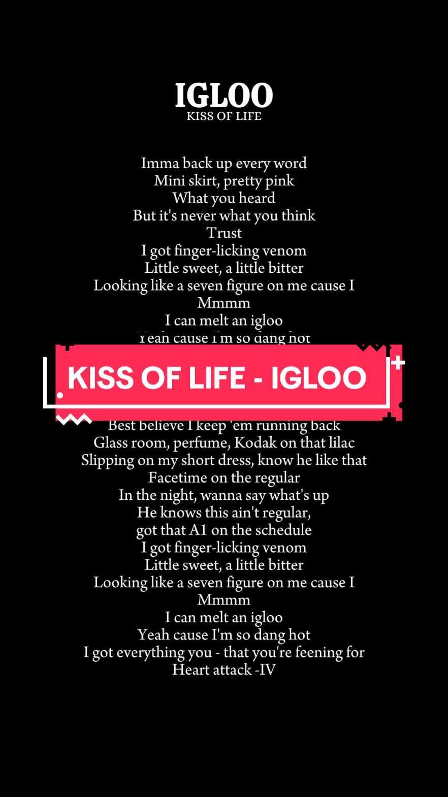 Membalas @citaaaaa.22  KISS OF LIFE - IGLOO  #KISSOFLIFE #kiof #igloo 