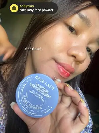 buy here @TeacherBuzFinds ✨ oily face no more poreless and matte finish SACE LADY FACE POWDER