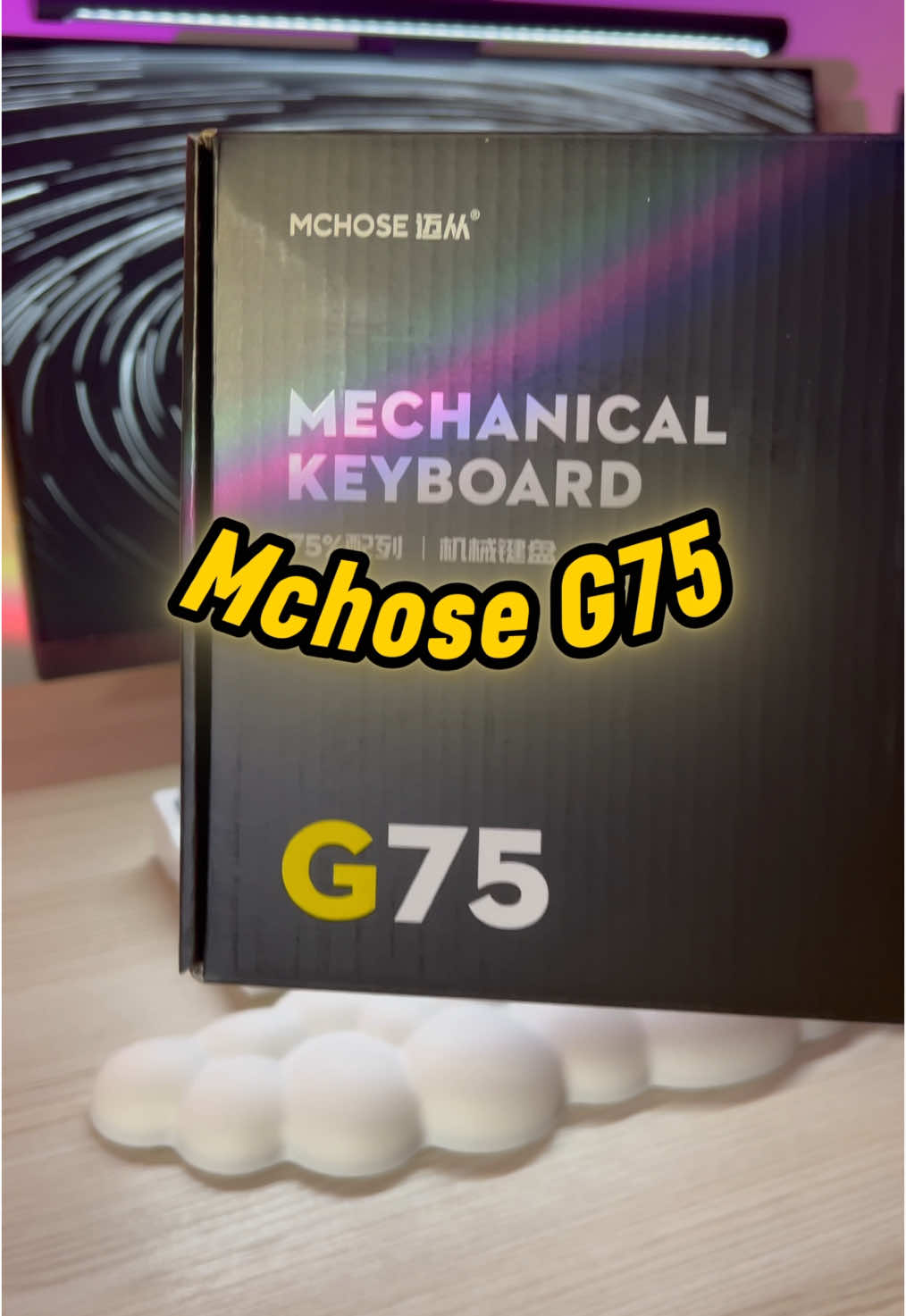 Обзор клавиатуры Mchose G75 #setup #techtok #pc #desksetup #fyp #rge @mchose 