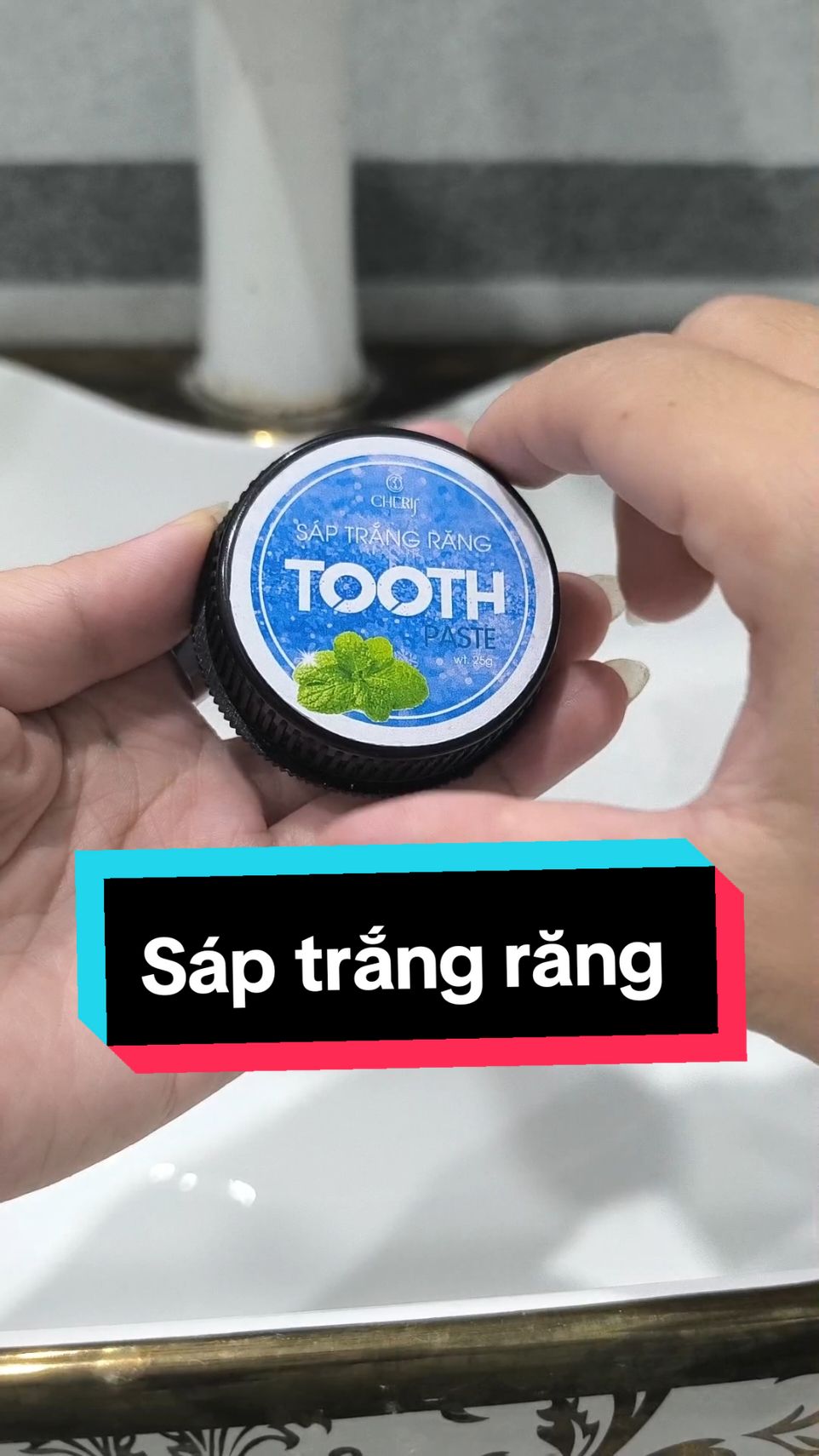 Sau 1 tháng test thì có hiệu quả làm trắng từ từ nha. #pony_chi #fypシ゚viral #xuhuongtiktok #saptrangrangtoothpaste #toothpaste 