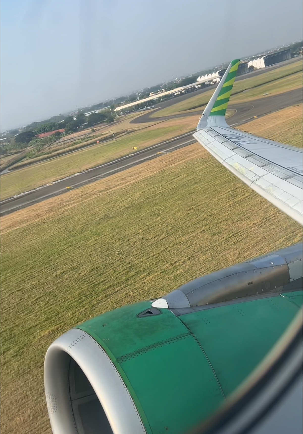 Citilink Airbus A320 Take off from Surabaya Juanda International Airport in the morning ✈️ . . #tiktok #like #aircraft #plane #planelovers #aviation #aviationlovers #citilink #citilinkindonesia #airbus #airbusa320 #a320 #takeoff #takeoffvideo #wingview #fyp