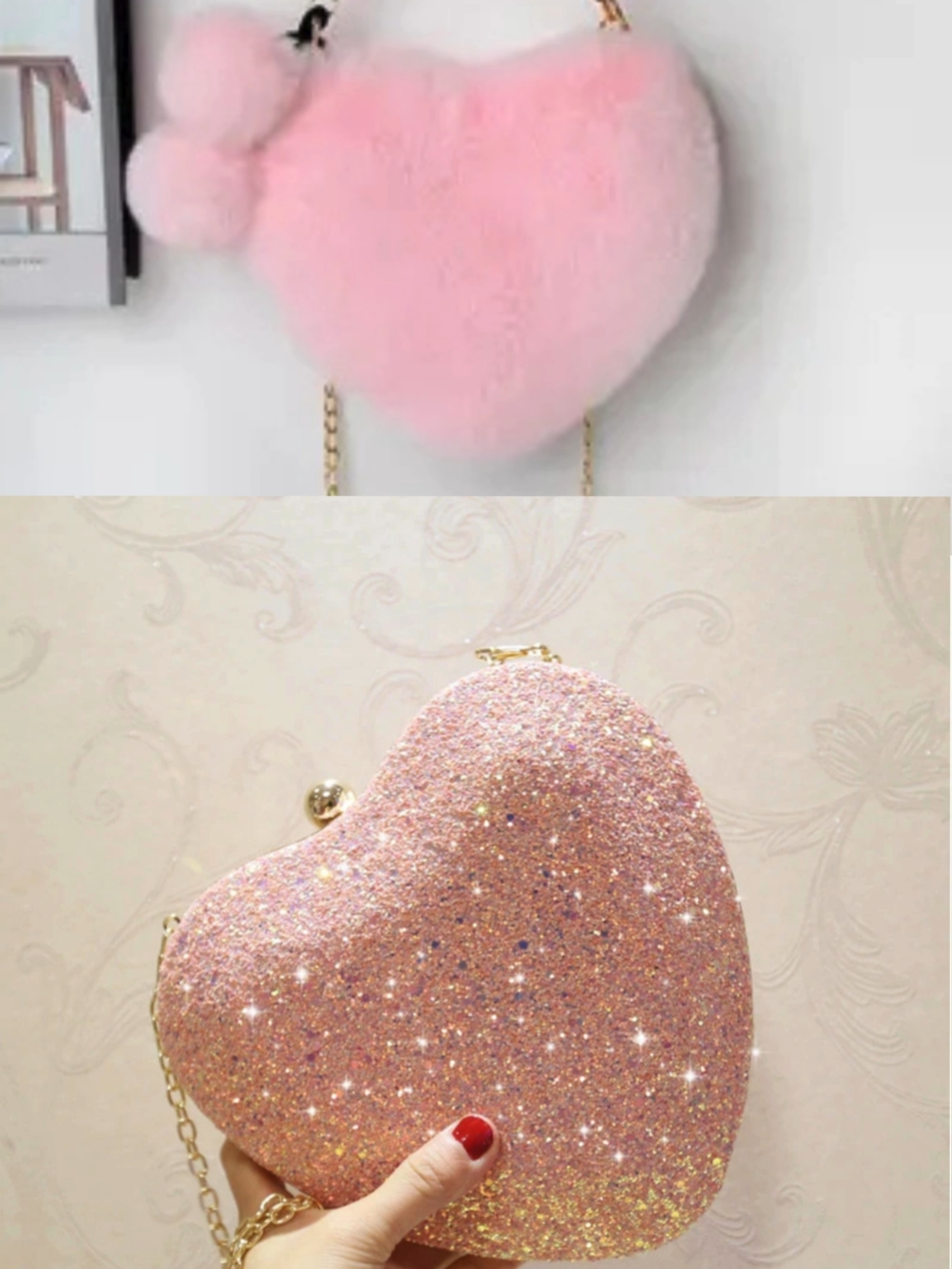 FUR pink V/S GLITTER pink | CHOOSE ONE @mightyfables