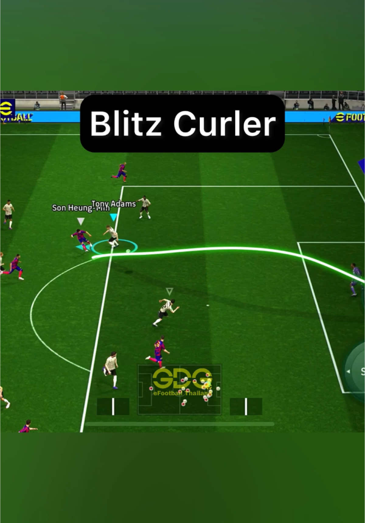 Blitz Curler 🥶by Son Heung-Min / efootball2025 #efootball #efootball2025 #efootball2025mobile #gdgefootball 