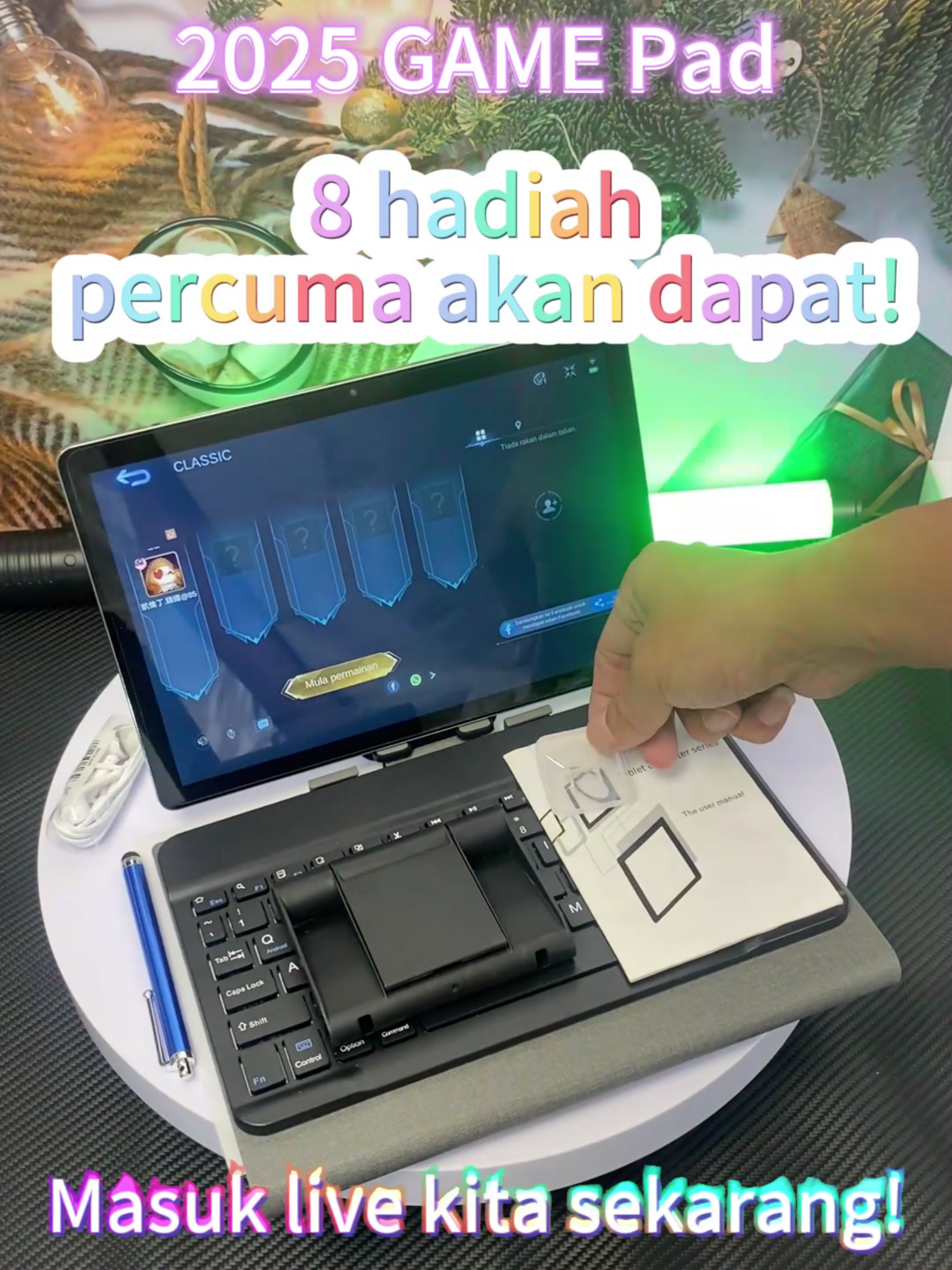 Jangan Lepaskan Peluang! Tablet 2025 Baru dengan 8 Hadiah Hebat, 30 Unit Setiap Hari!#fyp #foryoupage❤️❤️ #viral_video #fypシ゚viral #parati #tiktokviral #CapCut #trendingvideo #tablet #1111shopeehaul #fyppppppppppppppppppppppp #mobilelegends #freefire #pubg