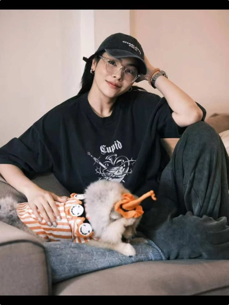 Sunny is so cute, so cute🥳🥳🥳 #faye #faye_malisorn #Faye💛 #fypシ #faye_peraya #sunny 🌻🐶