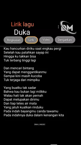 Bagian 15 || Duka lirik 🎶🎵🎧#sadstory🥀#fyp #viral#liriklagu #lirikgoogle #foryoupage #fypviralシ #dika #music