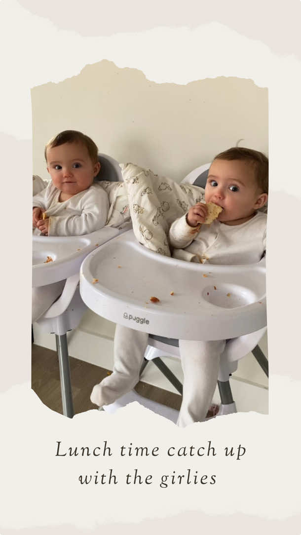 Throwback to early October when we were living the pizza in Paris dream 🍕🇫🇷 Just found this in my drafts – lunchtime catch up with the twins Amara & Aurora, discussing who loves French pizza more 😂🍕 #DraftDay #twins #twinsisters #babiesoftiktok #twinmum #motherhood #identicaltwins #weaning 