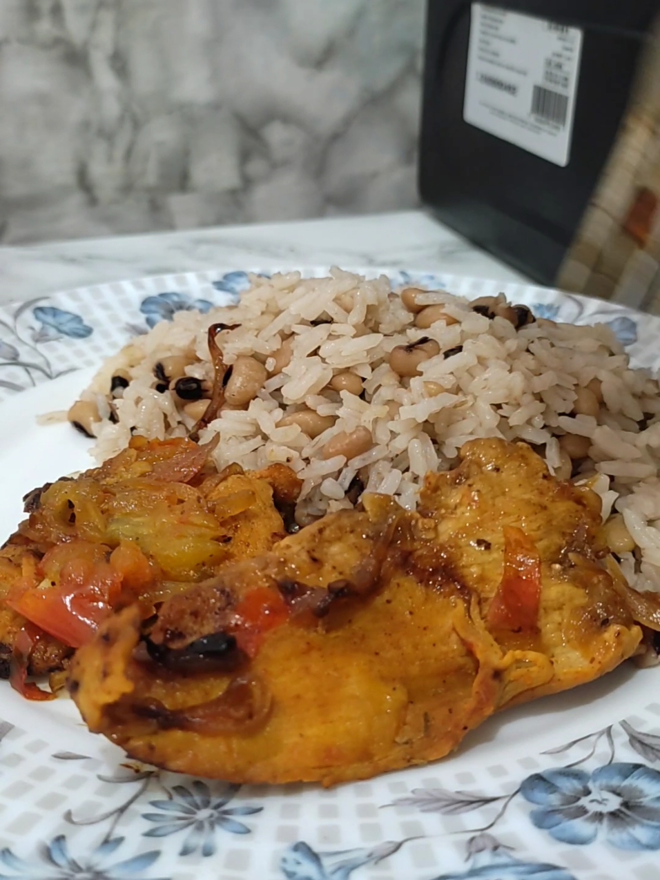 Almuerzo Costeño 🤤😋con Arroz de Frijol #arrozdefrijol #almuerzo 