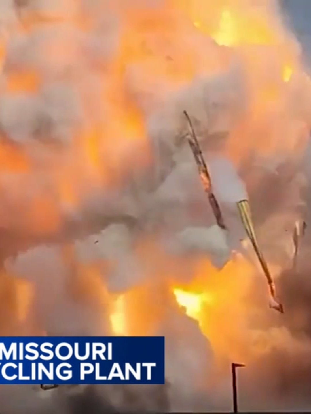 Dramatic video shows the moment an explosion rocked a large battery-recycling plant in Fredericktown, Missouri, after a fire erupted on Wednesday, October 30.  The fire was sparked at a lithium-ion-battery processing plant owned by Critical Mineral Recovery. No casualties had been reported.