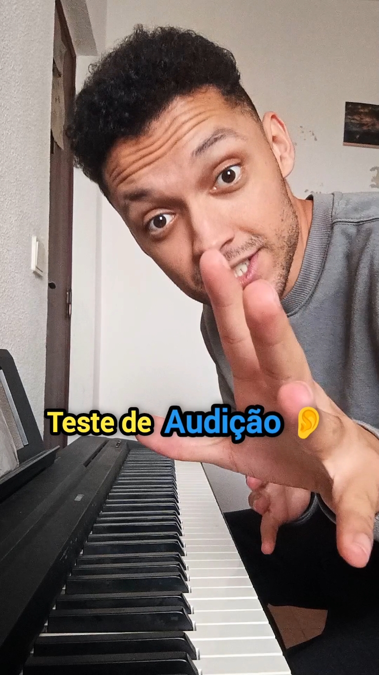 Teste de Audição #musica #piano 