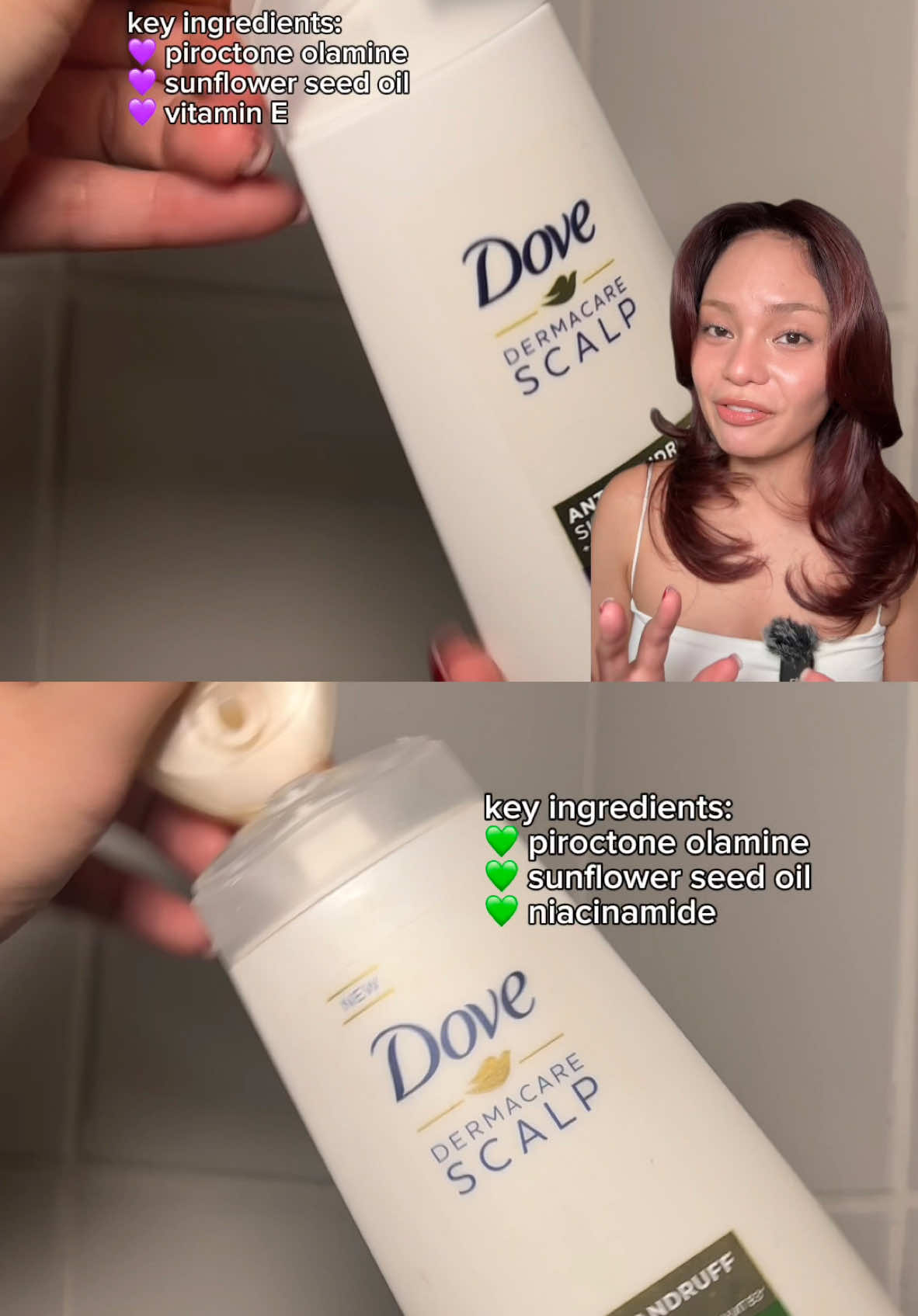 Dandruff season managed with 100% care for scalp and hair, thanks to the Dove Dermacare Scalp Shampoo 💚 #SwitchToCare #DovePH #DovePhilippines #DoveDermacareScalp #creatorsearchinsights 