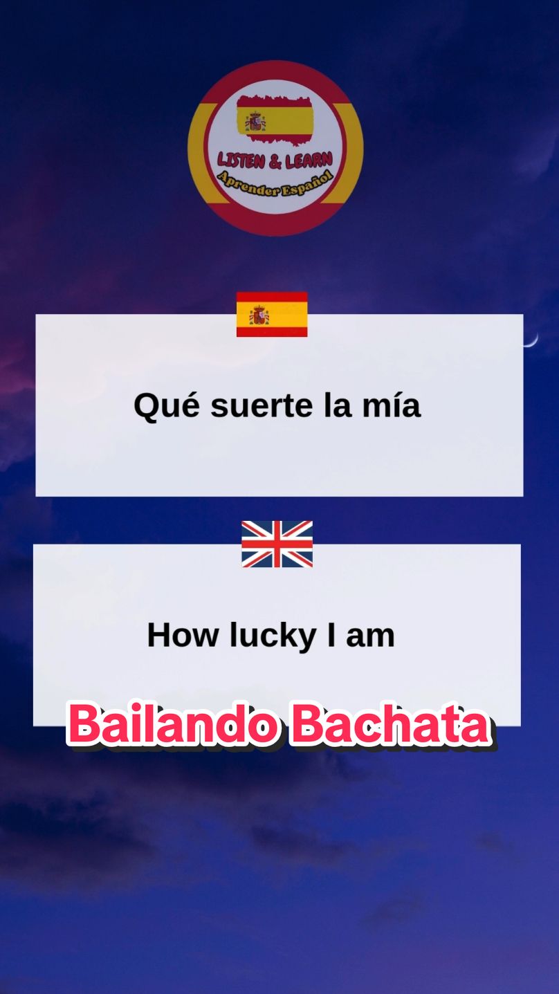 Learn spanish with songs Bailando bachata - Dancing bachata #learnspanish #spanish #spanishtiktok #spanishteacher #aprenderingles #inglesfacil #spaintravel