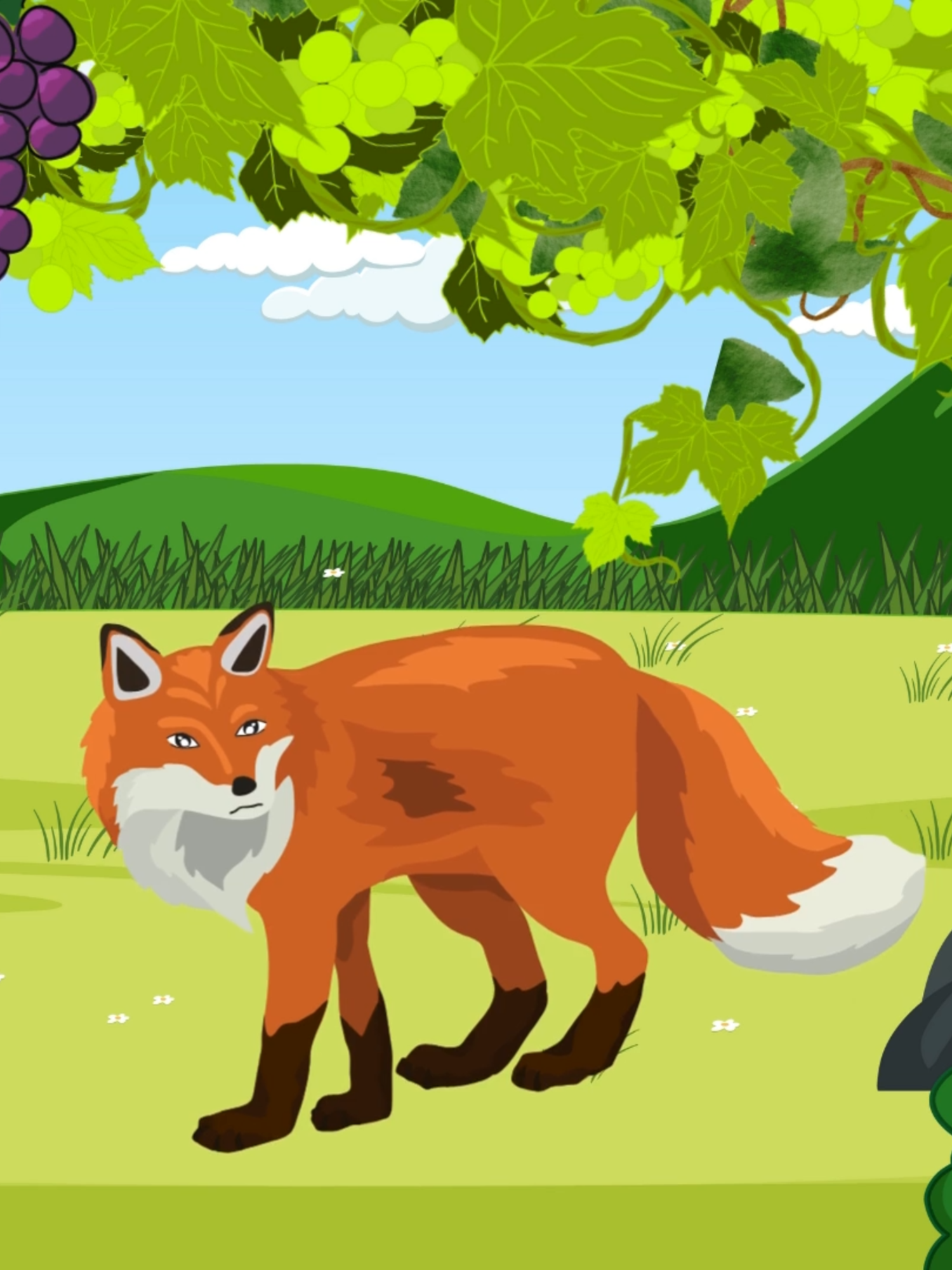 Làm video hoạt hình cho bé từ Canva - Câu chuyện: Con cáo và chùm nho #Canva #concaovachumnho #animatedvideo #truyenkechobe 