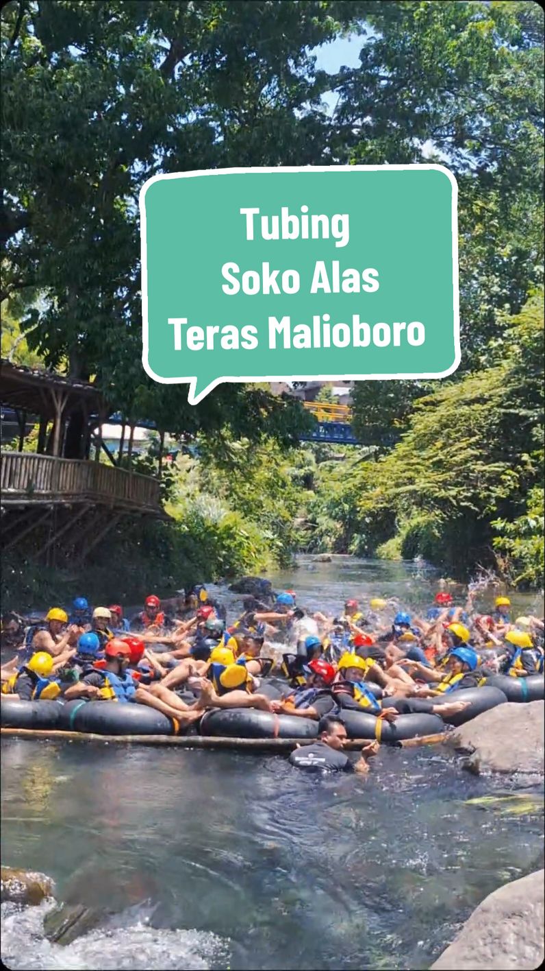 siapa yang baru tau kalo di soko alas bisa tubing juga? . yuk agendakan tubing di soko alas ajak orang-orang tersayang kalian buat nyobain serunya tubing disiniii!!! #fypシ゚viral #fyp #rafting #sokoalas #wahanasokoalas #ponggok #ponggokklaten #klaten #klatenbersinar #klatenfyp #diponggokaja #exploreklaten #dolanklaten 