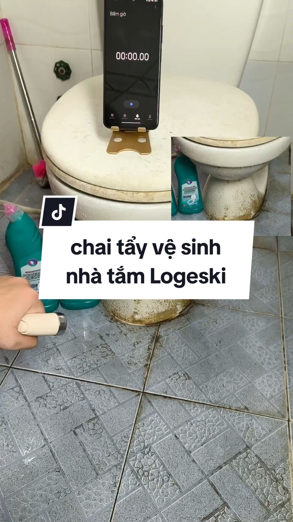 1 phút vệ sinh không cần chà cùng Logeski  #nghiakn #logeski 