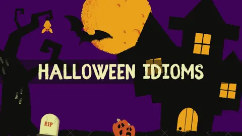 Spooky season is here! Here are some Halloween themed idioms. Happy Halloween 👻🎃 #1 - - - #englishteacher #english #englishlearning #englishgrammar #walktalk #halloween #spooky #spookyszn #pumpkin #ghost 