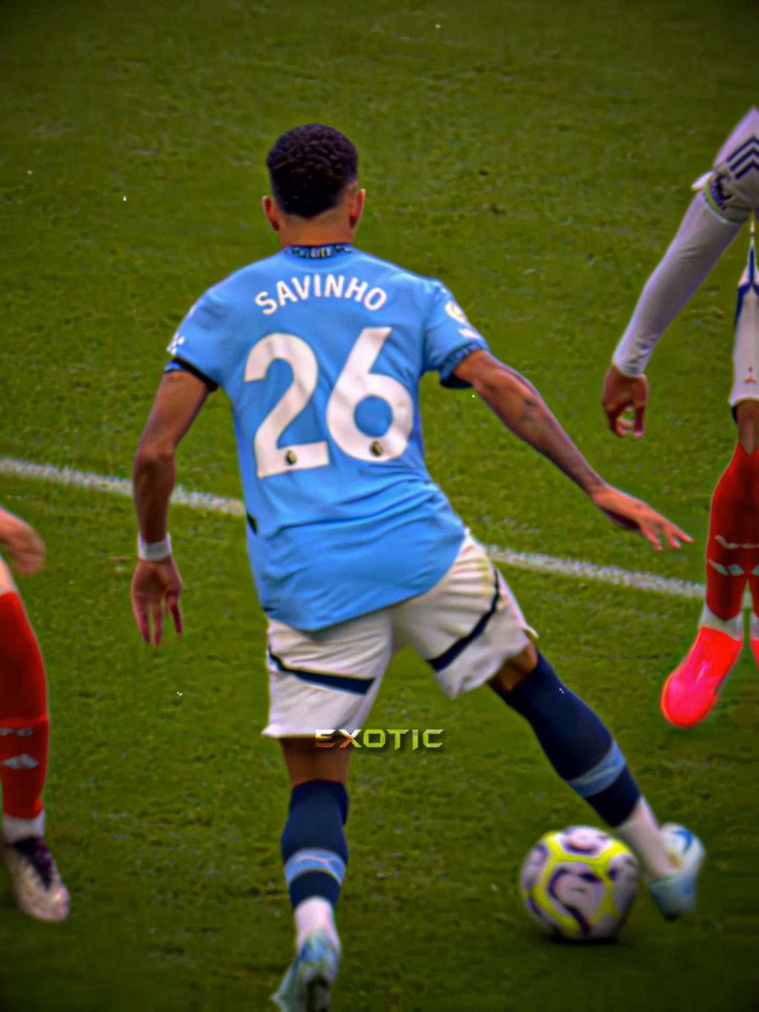 Brazilian Flair 😍🇧🇷 #savinho #mancity #brazil #footballedit #skill