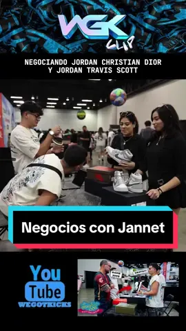 #wegotkicks negociando jordan #christiandior con Jannet #sneakercon #nike #jordan #reseller 