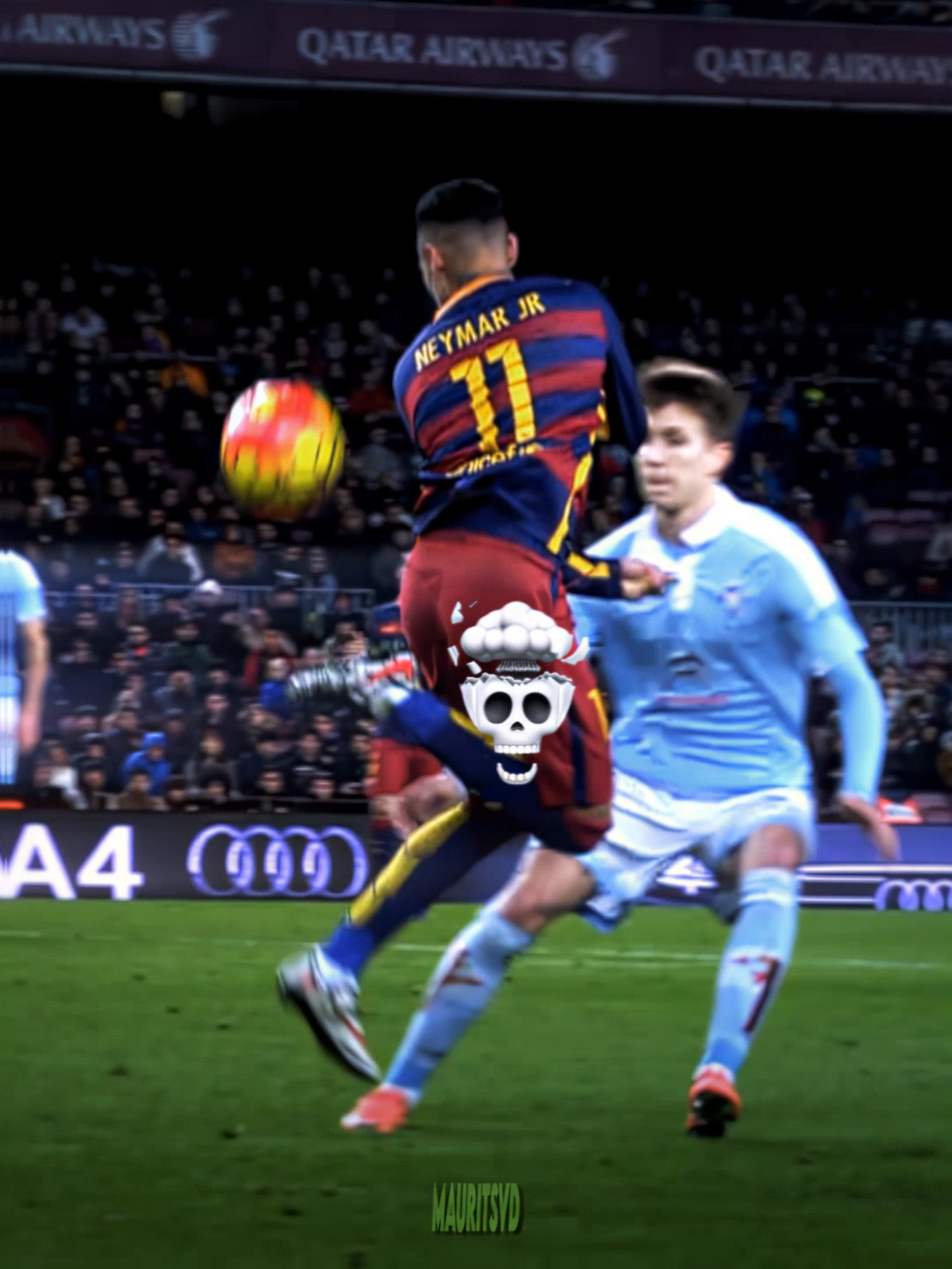 Neymar Rainbow flick☠️🔥 || #footballedit #neymar #muppit2010 #fy #fyp #viral #barcelona #brasil #aftereffects