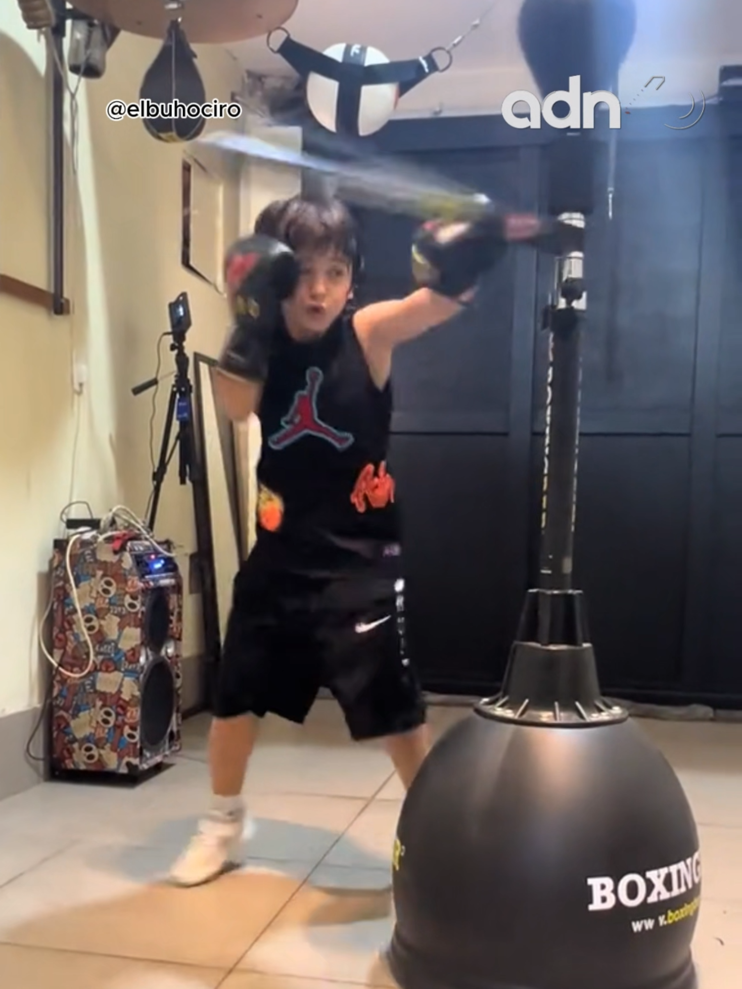 La nueva promesa del box. #box #deporte #niños #talentotiktok #viral_video #adn40