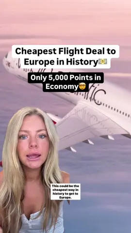 CHEAPEST points deal to Europe you probably will ever see 🤯 If you’ve been wanting to make your way to Europe on a BUDGET, get this to the group chat NOW‼️ Because we are talking⬇️ - 6,000 points in Economy - 10,500 points in Premium Economy - 29,000 points in Biz Class 🥂 But what makes this even more insane is that if you use the Chase 40% transfer bonus to Virgin Atlantic, you will only pay⬇️ - 5,000 points in economy - 8,000 points in Premium Economy - 21,000 points in BIZ class🥂🤯 Virgin Atlantic just shifted their new dynamic pricing model. You will see Saver Seats that have a red tag next to them! Follow me @shelbyreickstravels for more travel deals like this‼️ #traveldeals #pointsdeals #virginatlantic