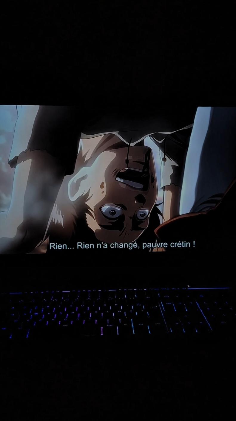 rien n'a changé... #anime #snk #animeedit #sad #citation 