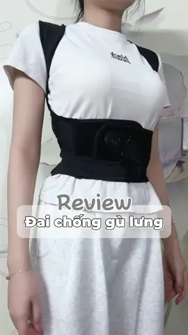 Từ khi đeo em đai này lưng đỡ gù hẳn 😆 #daichonggulung #JUSTFIT #justfitvn #fyp #viralvideos #review #xh 