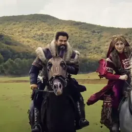 season 6 starts with beautiful horse race between Bala and Osman. #کاراعثمانبے #kurlusosmanseason1reels 