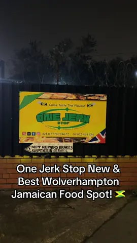 One Jerk Stop, Anchor Road WV14 9NA! #jamaicanfood #Foodie #wolverhampton #bilston #fyp #viral #fyppppppppppppppppppppppp #uk #foryoupage #yardfood #jamaican #jamaicantiktok🇯🇲viral 