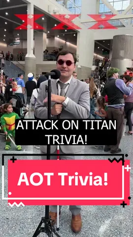 ATTACK ON TITAN Trivia!! Do you like AOT??  #AttackOnTitan #trivia #lacc #interview #attackontitantrivia #fun #challenge 