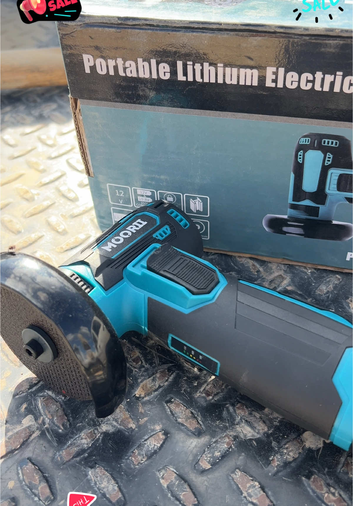 12V Mini Angle Grinder, 1 Set Multi-purpose Rechargeable Grinding Tool, Polishing Grinding Machine for Cutting, Diamond Cordless Power Tools, Tools and Gadgets #12v #mini #angle #grinder #rechargeable #tools #ttslevelup #tiktokshopcybermonday #tiktokshopblackfriday #holidayhaul 