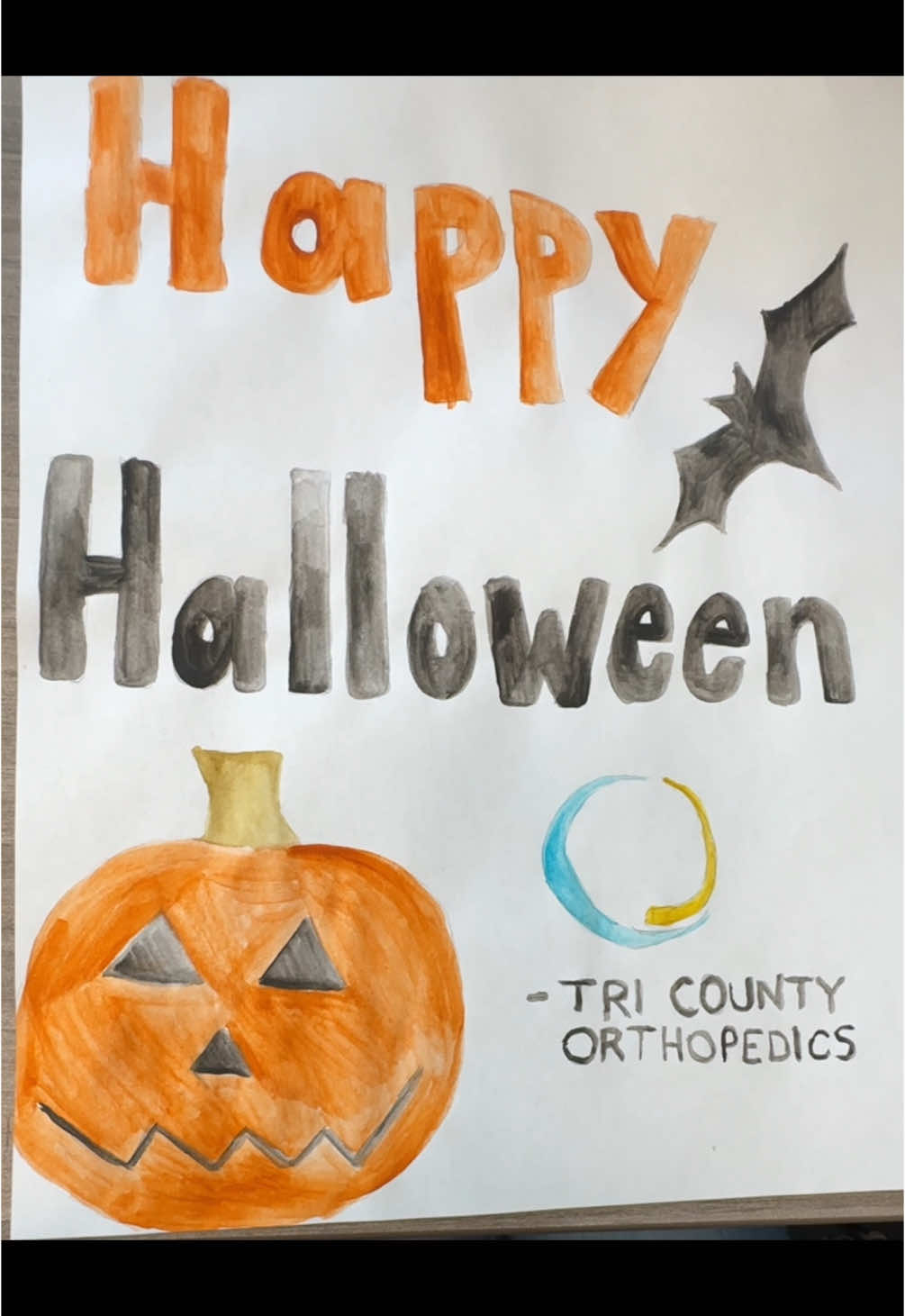 Happy Halloween from all of us at Tri County Orthopedics! Wishing you a spooky and fun-filled night!🦴🎃 #tricountyorthopedics #halloween #spooky 