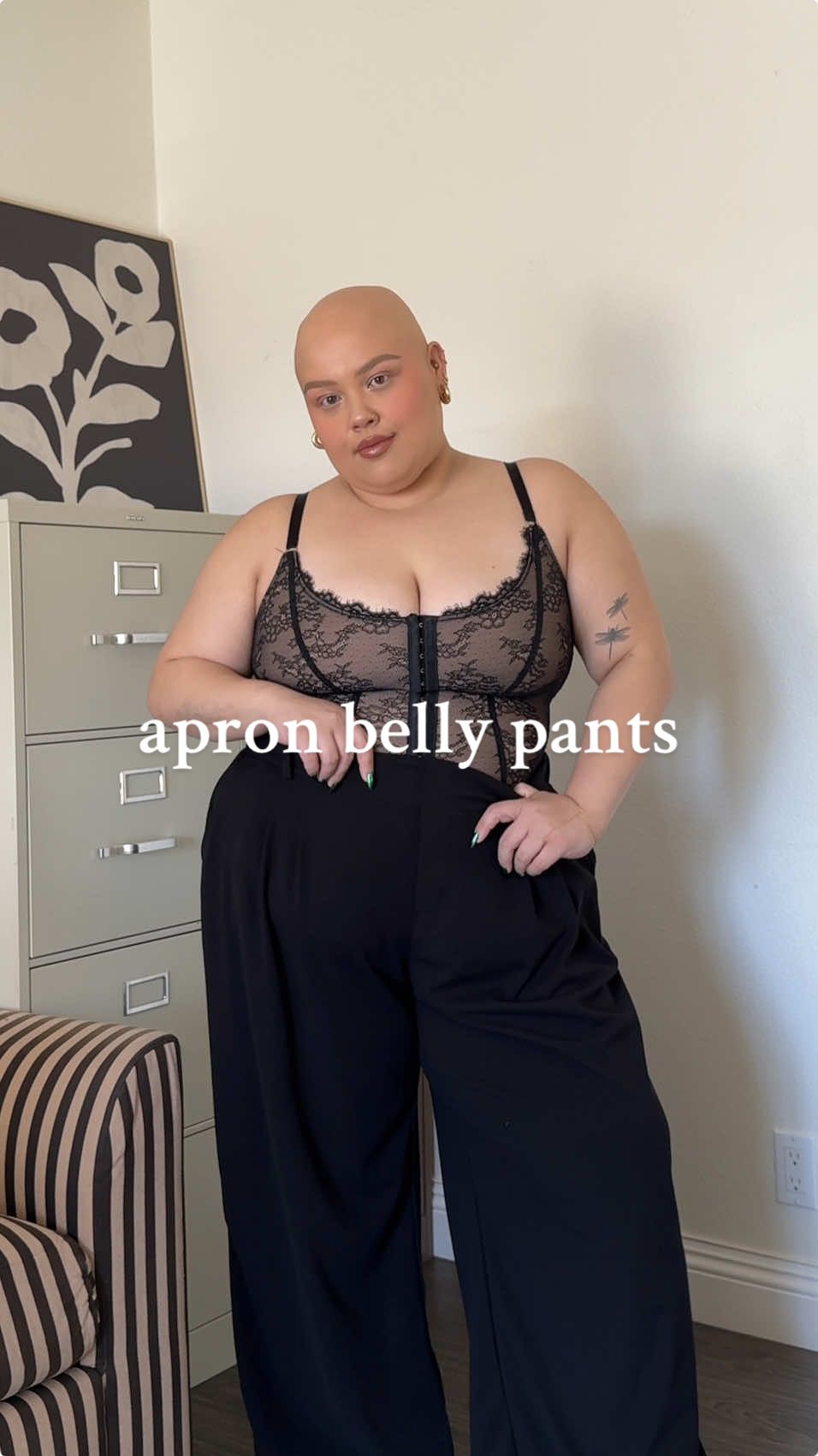 Replying to @Lena wearing an XXL in the bodysuit & a 2X in the pants 🫶🏼🖤 @shopshapellx @Halara_official @Halara #baldiechi #plussizeshapewear #plussizebodysuit #plussizetiktokshop #shapellxshapewear #shapellxcurve #apronbelly #apronbellyfriendly #halarapants #plussizehalara 