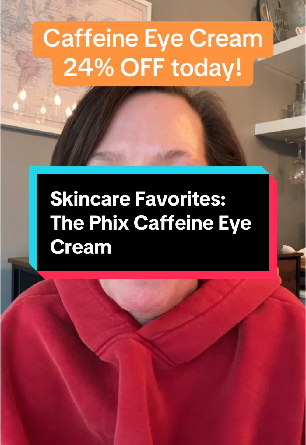 The @the pHix Caffeine Eye Cream is your new BFF for brightening, depuffing and helps reduce dark circles. Perfect for those late nights and early mornings!  #thphix #caffeineeyecream #phixcaffieneeyecream #eyecream #matureskin #skincareroutine #morningskincare #tiktokshopblackfriday #tiktokshopcybermonday #skincarefavorites 