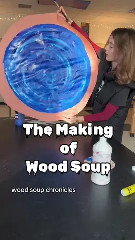 This job is pure comedy… the teens yearn for wood soup #highschoolteacher #teacher #artteacher #teachertok #costume #diycostume #halloween #teachersoftiktok #youngteacher #woodsoup