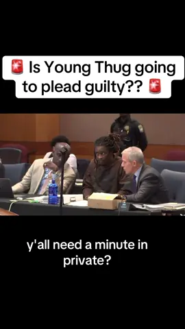 This just happened in Atlanta. Is Young Thug going to plead guilty? Judge Paige Reese Whitaker opened court by saying she understands Young Thug’s plea deal talks are at a stalemate and he’s going to enter a non-negotiated plea. (I saw Hunter Biden and Michael Avenatti do that. It involves them pleading guilty to certain charges without an agreement with prosecutors, then hoping the judge doesn't sentence them badly.), but no one confirmed and now court is in recess again. The suspense! I'm streaming live on my YouTube channel (link in profile!) and will share more highlights here on TikTok ASAP. Rodalius Ryan, Quamarvious Nichols and Marquavius Huey all took plea deals this week. You can watch Judge Whitaker talk to Ryan here@@Meghann Cuniff, and you watch Nichols' lawyer discuss his background here @Meghann Cuniff. #ysltrial #youngthug #law #crime #legal 