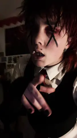 look who i brought back for ieroween #halloween #frankiero #mychemicalromance #mcr #cosplay #emo #transmasc 