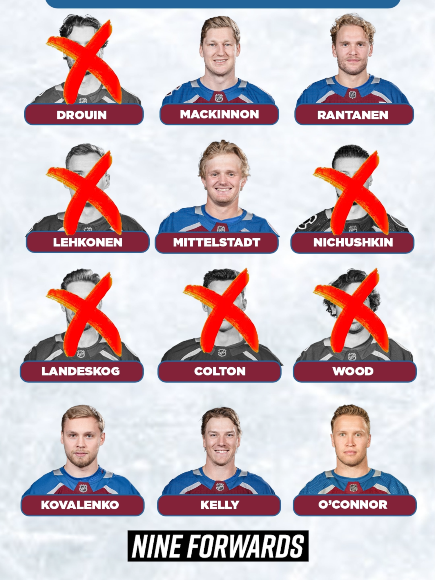 The Avs are HURTING right now 🤕