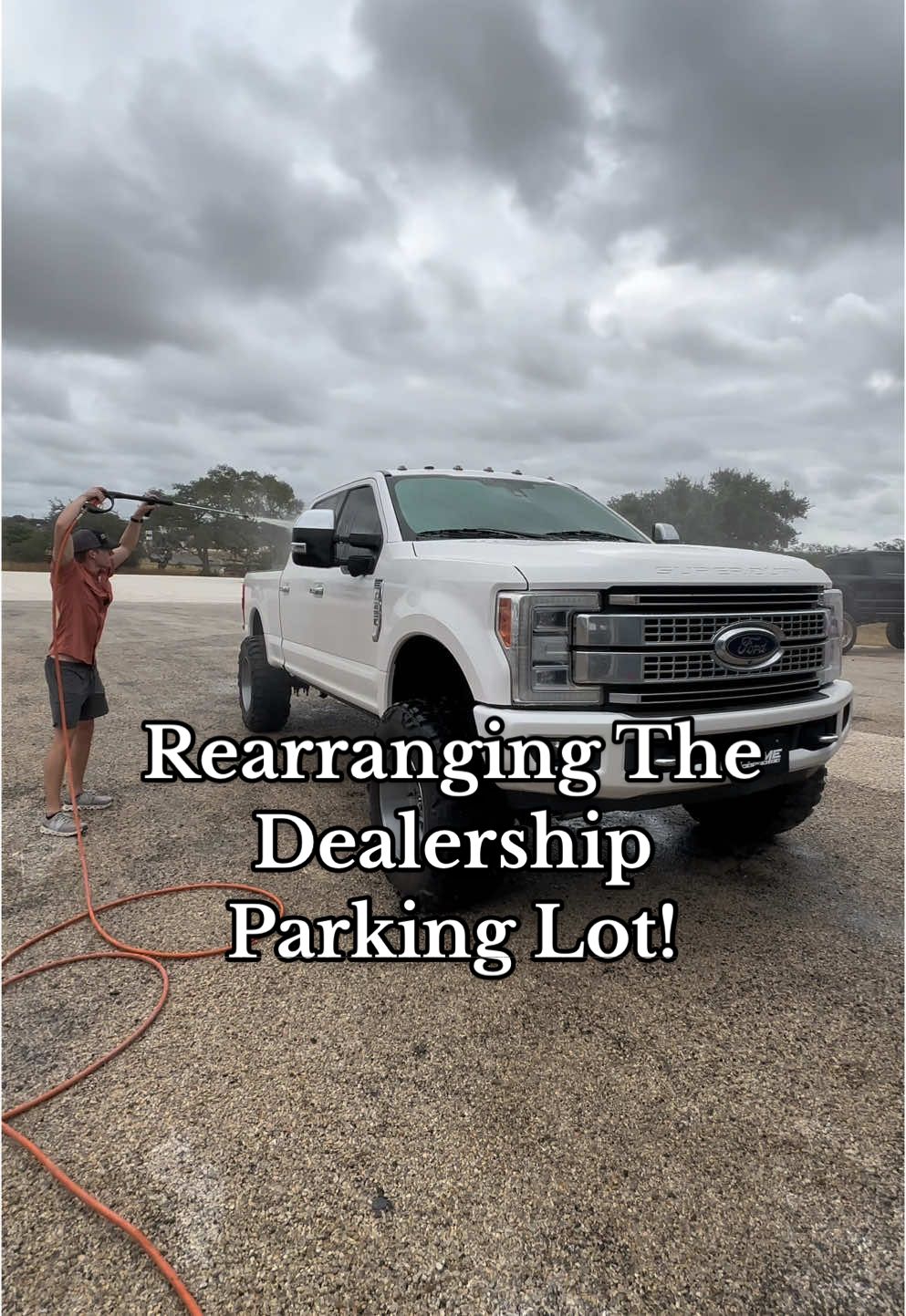 Finished result of the new parking lot!  #PRIMEMOTORCO #Dealership #Bandera #BanderaTX #Trucks #Ford #Primemoco 