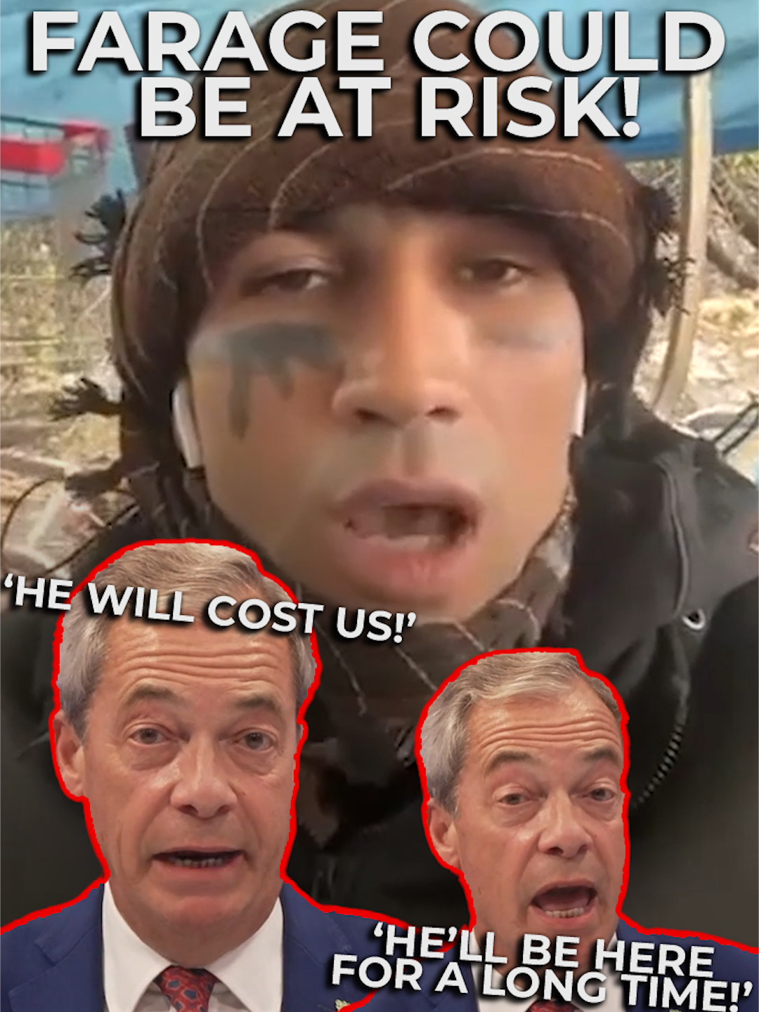 'The French Navy this morning, have been escorting somebody across to our 12-mile line, who’s threatened to kill a British Member of Parliament.' Nigel Farage fumes after the migrant who threatened his life, was escorted by the French Navy this morning into the UK #news #uknews #britain #french #frenchnavy #migrants #migration #gbnews