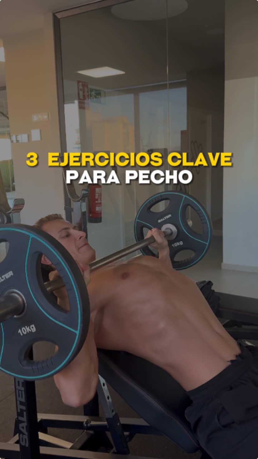 3 EJERCICIOS CLAVES PARA PECHO Guarda esta publicación para tu próxima rutina de pecho 💪 Sabías que… ✅ Si haces un press inclinado ➡️ Sigues con aperturas en banco o polea  ➡️Y terminas haciendo un press plano con mancuernas ⚡ Estarás trabajando el pecho con los tres patrones de movimiento básicos. 🔥 Esto te permitirá progresar más rápido en las cargas y no necesitarás más ejercicios para construir un buen pecho. Sígueme para más consejos y aplica estos ejercicios imprescindibles para llevar tu pecho al siguiente nivel #EntrenamientoPersonal #FísicoDefinido #EntrenoPecho