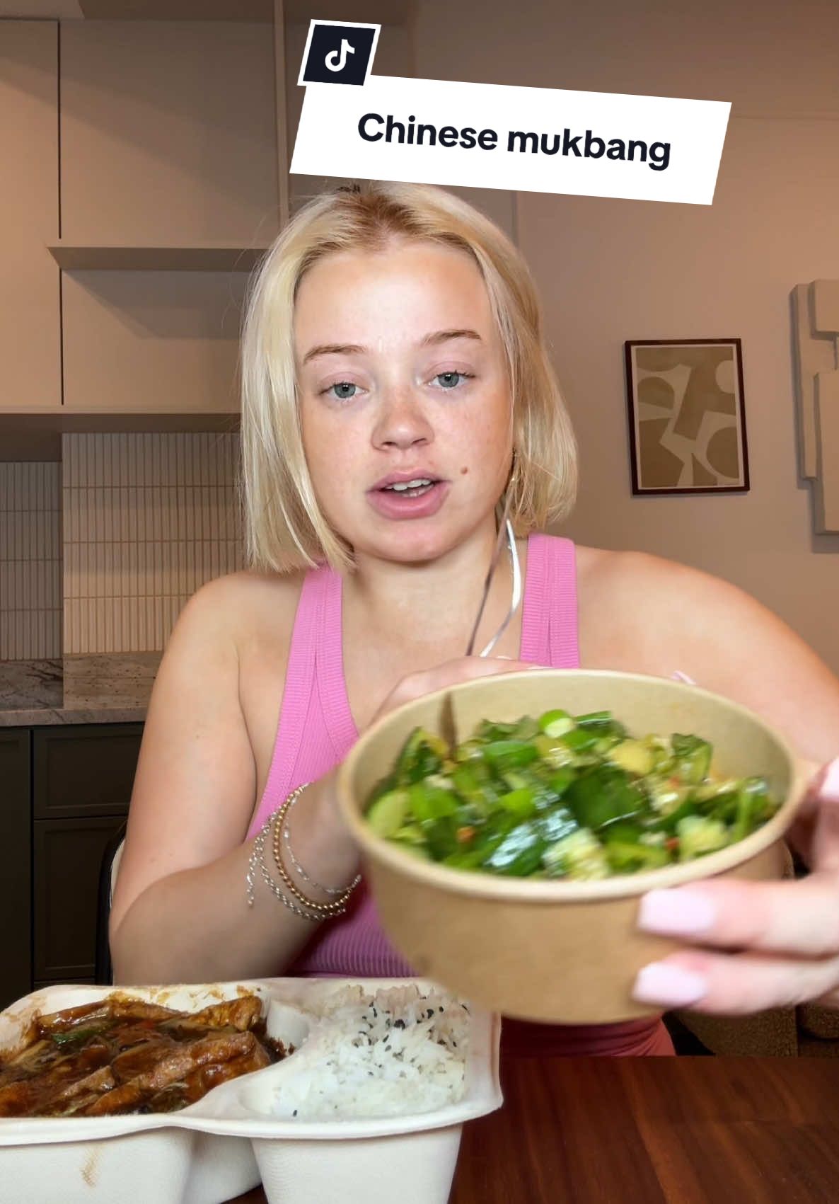 Vegan eat with me chinese tofu and cucumber salad 🥒🌱 (in 🇵🇱 poland) #vegan #mukbang #veganmukbang #eatwithme #dailyvlog #foodvideo #facetime #food #veganfood #vegantakeout #soloeating #eatingshow #eatwithme