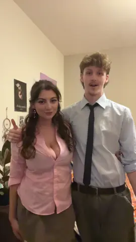 happy halloween from cool jim and pam #theoffice #jimandpam #couplegoals 