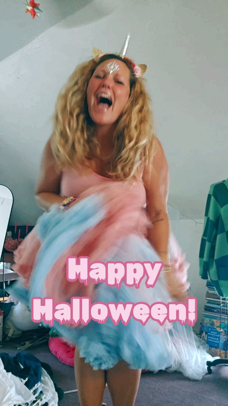 I am physically incapable of being anything but a Cutiest Patootie! it's all I have to offer! 😝🥰 #bloodonthefloor #unicorn #Halloween #costume #HalloweenCostume ##HappyHalloween 